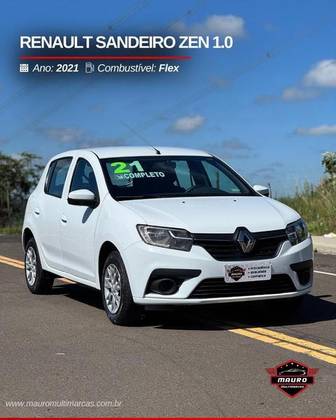 RENAULT SANDERO 1.0 12V SCE FLEX ZEN MANUAL RENAULT SANDERO 1.0 12V SCE FLEX ZEN MANUAL